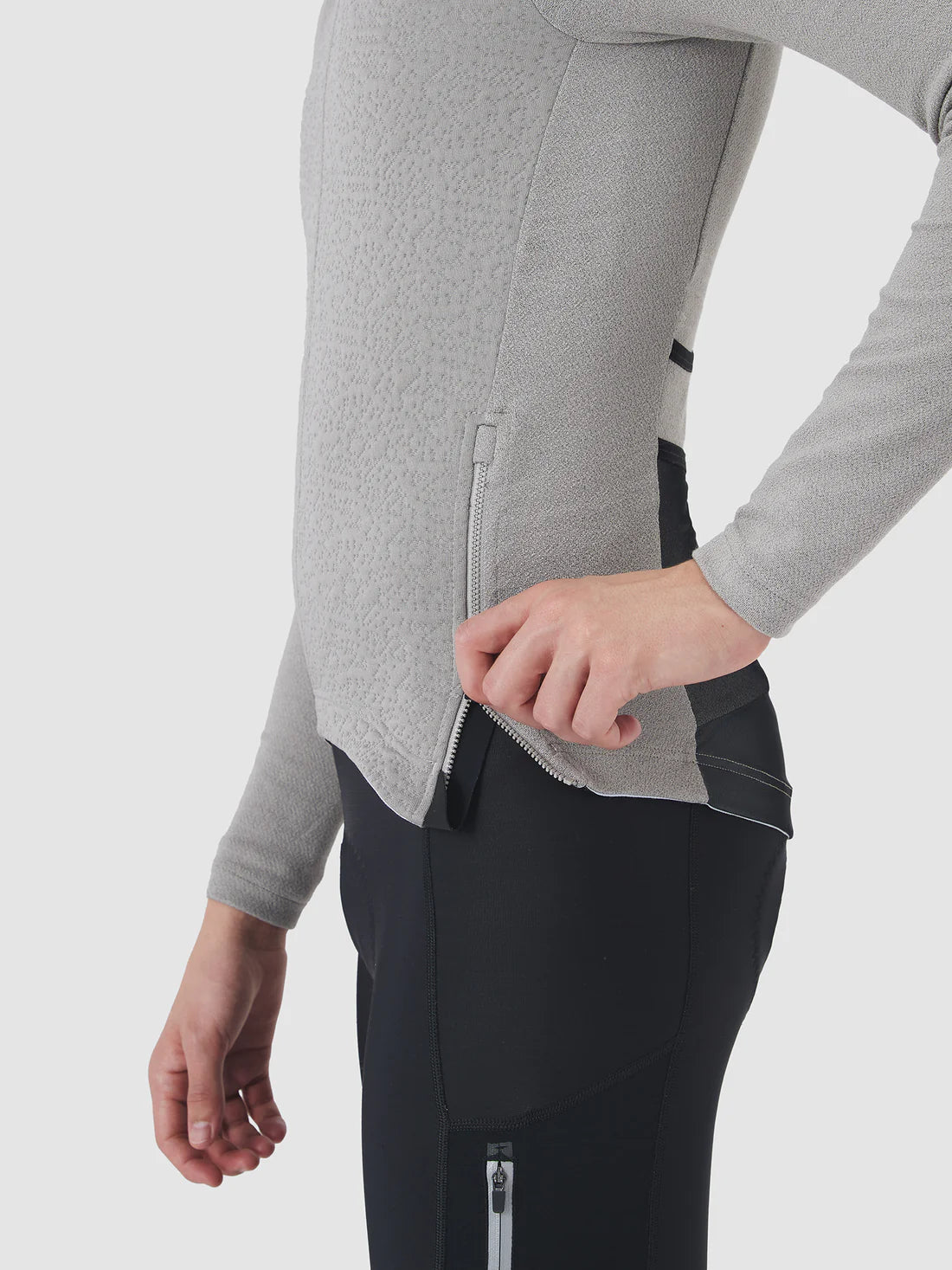 CAFE DU CYCLISTE Lydia Midweight LS Jersey - Mountain Fog