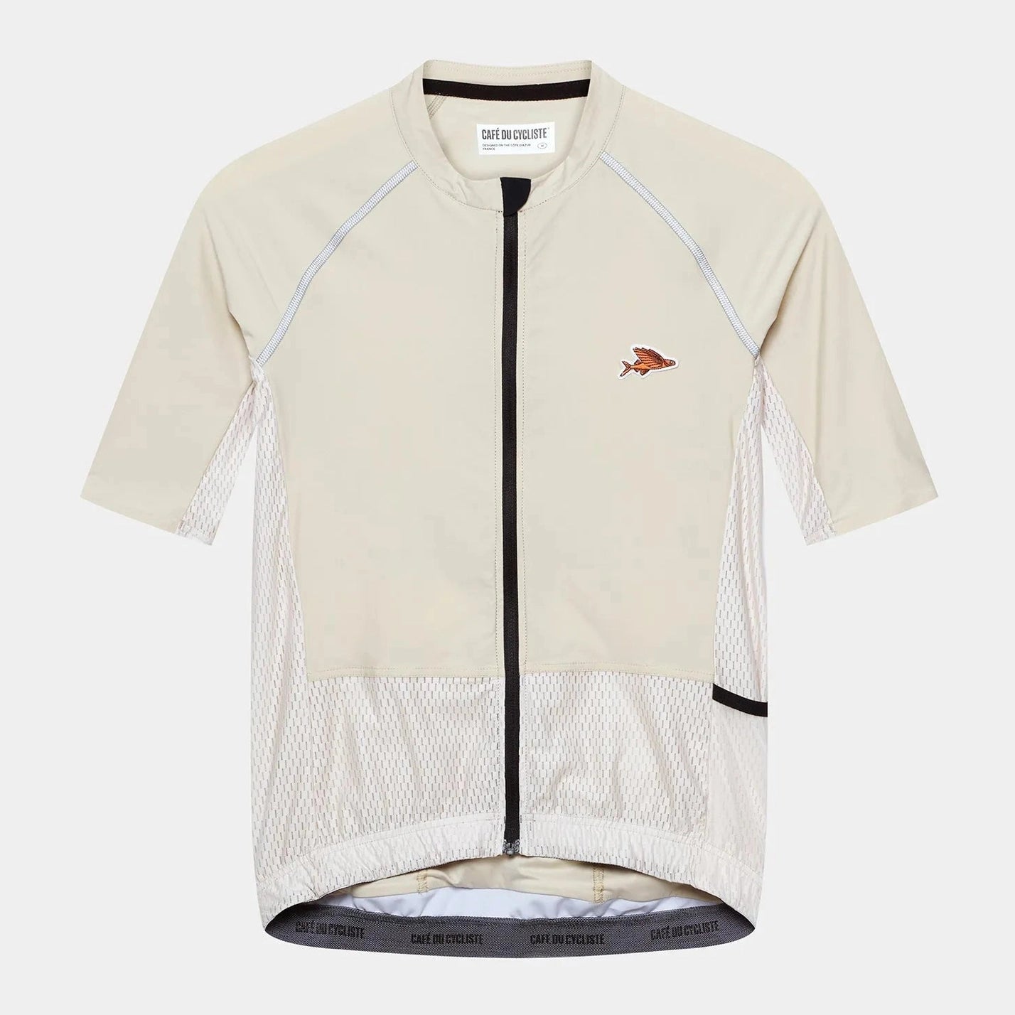 CAFE DU CYCLISTE Magda Lightweight Jersey - Chalk