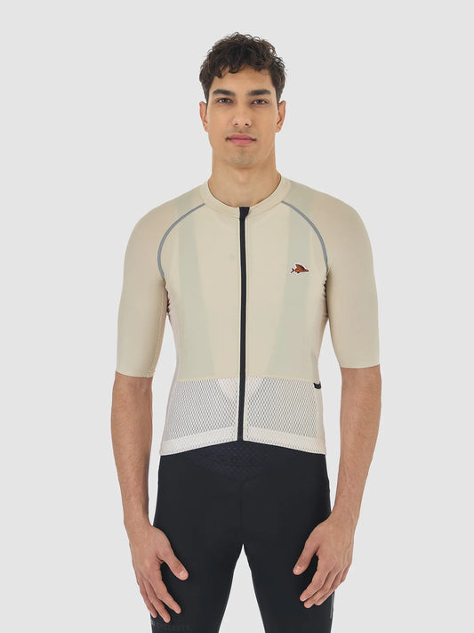 CAFE DU CYCLISTE Magda Lightweight Jersey - Chalk