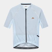 CAFE DU CYCLISTE Magda Lightweight Jersey - Horizon Grey