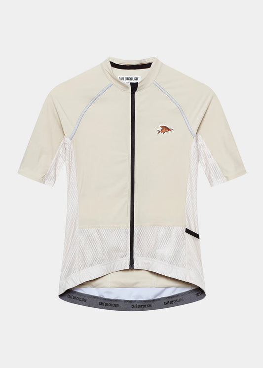 CAFE DU CYCLISTE Magda Lightweight Women Jersey - Chalk