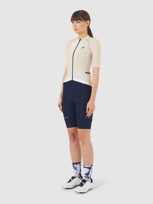 CAFE DU CYCLISTE Magda Lightweight Women Jersey - Chalk