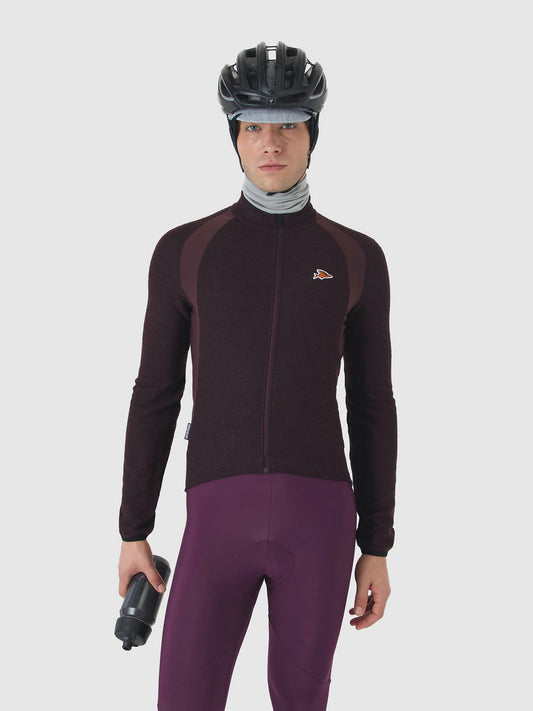 CAFE DU CYCLISTE Margueritte Long Sleeve Jersey - Quetsche