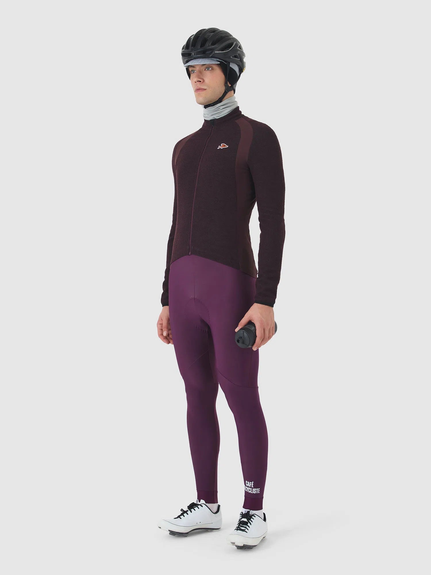 CAFE DU CYCLISTE Margueritte Long Sleeve Jersey - Quetsche