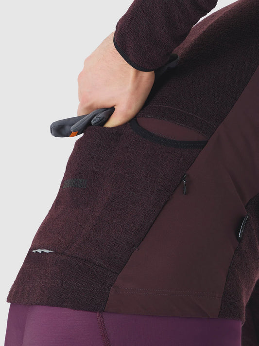 CAFE DU CYCLISTE Margueritte Long Sleeve Jersey - Quetsche