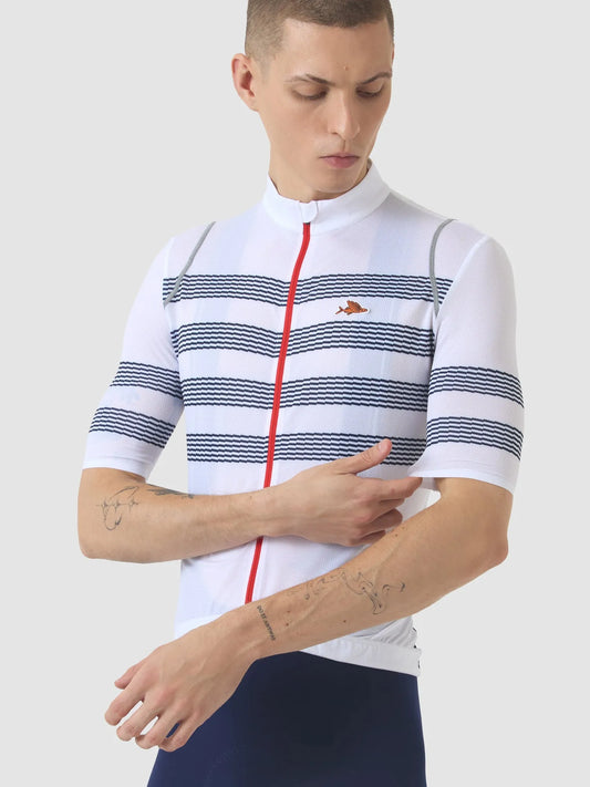 CAFÉ DU CYCLISTE Mona Jersey - Mariniere