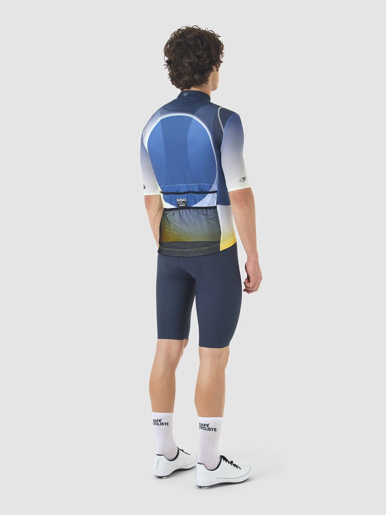 CAFE DU CYCLISTE Mona Superlight Jersey - Eclipse Navy