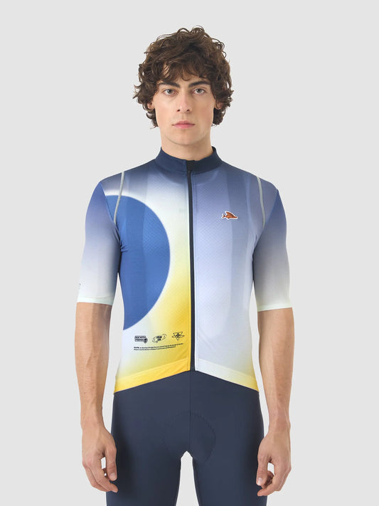 CAFE DU CYCLISTE Mona Superlight Jersey - Eclipse Navy