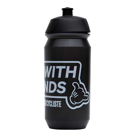 CAFE DU CYCLISTE Ride With Friends Bidon - Transparent Black