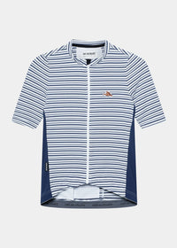 CAFE DU CYCLISTE Romy Midweight Jersey - Navy/White