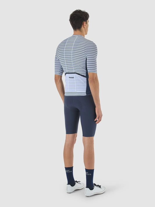 CAFE DU CYCLISTE Romy Midweight Jersey - Navy/White