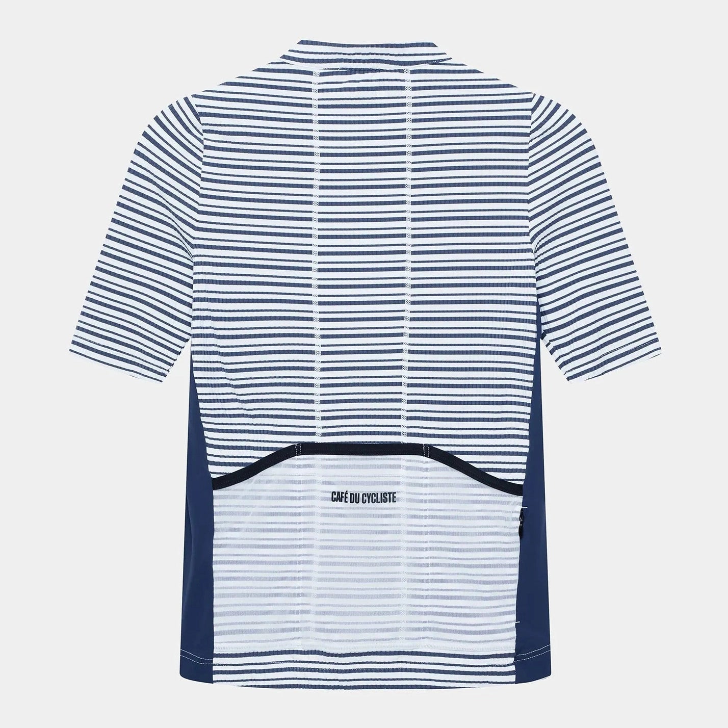 CAFE DU CYCLISTE Romy Midweight Jersey - Navy/White
