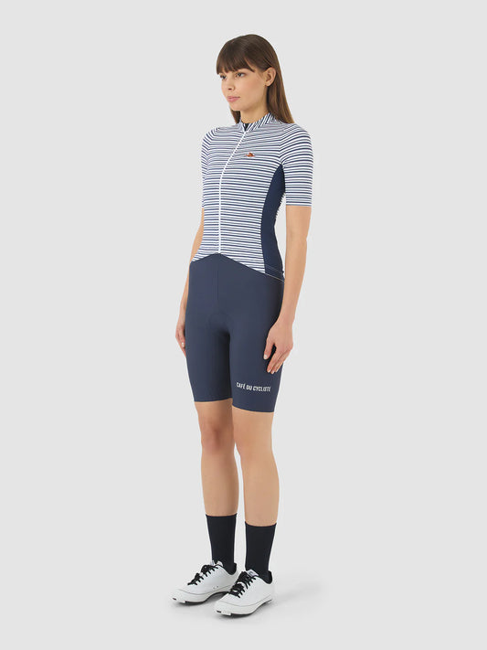 CAFE DU CYCLISTE Romy Women Jersey - Navy/White
