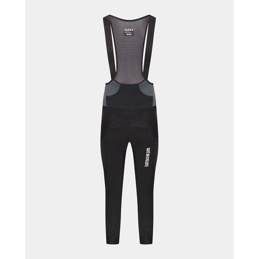 CAFE DU CYCLISTE Rosie Audax Cargo Winter Bib Tights - Black
