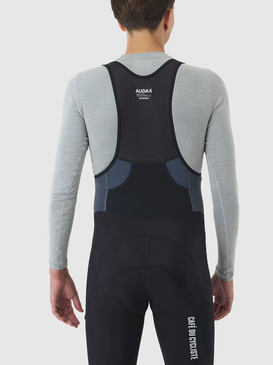 CAFE DU CYCLISTE Rosie Audax Cargo Winter Bib Tights - Black