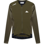 CAFE DU CYCLISTE Roxane Race Long Sleeve Jersey - Khaki