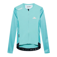 CAFE DU CYCLISTE Roxane Race Long Sleeve Jersey - Riviera Blue