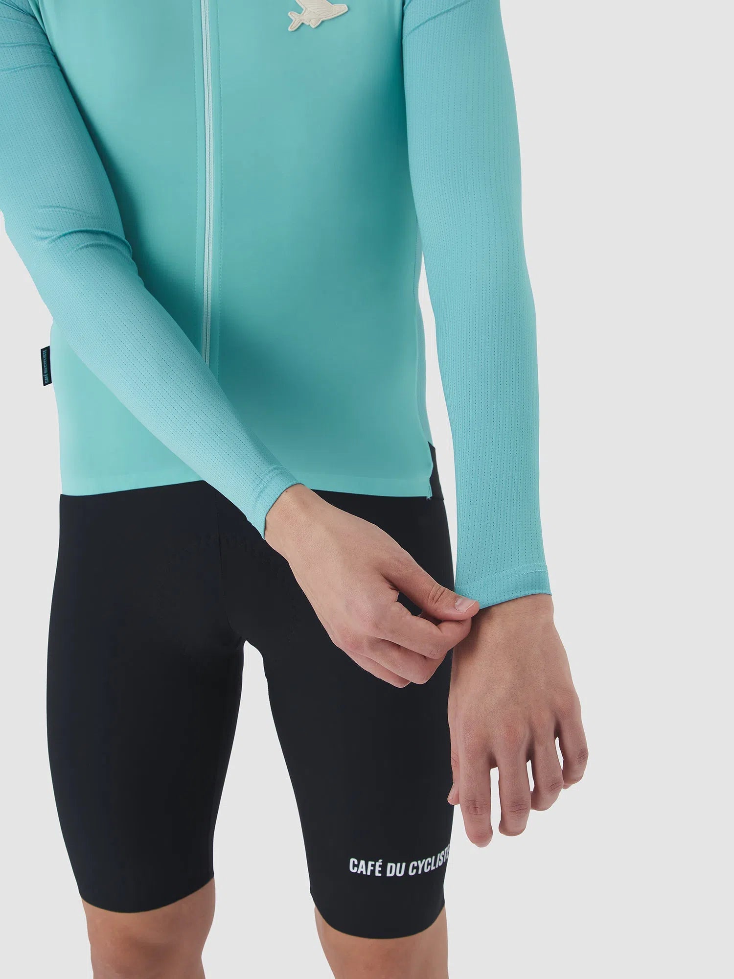 CAFE DU CYCLISTE Roxane Race Long Sleeve Jersey - Riviera Blue