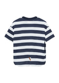 CAFE DU CYCLISTE Sandrine Women Cycling Jersey - Mariniere Navy/White