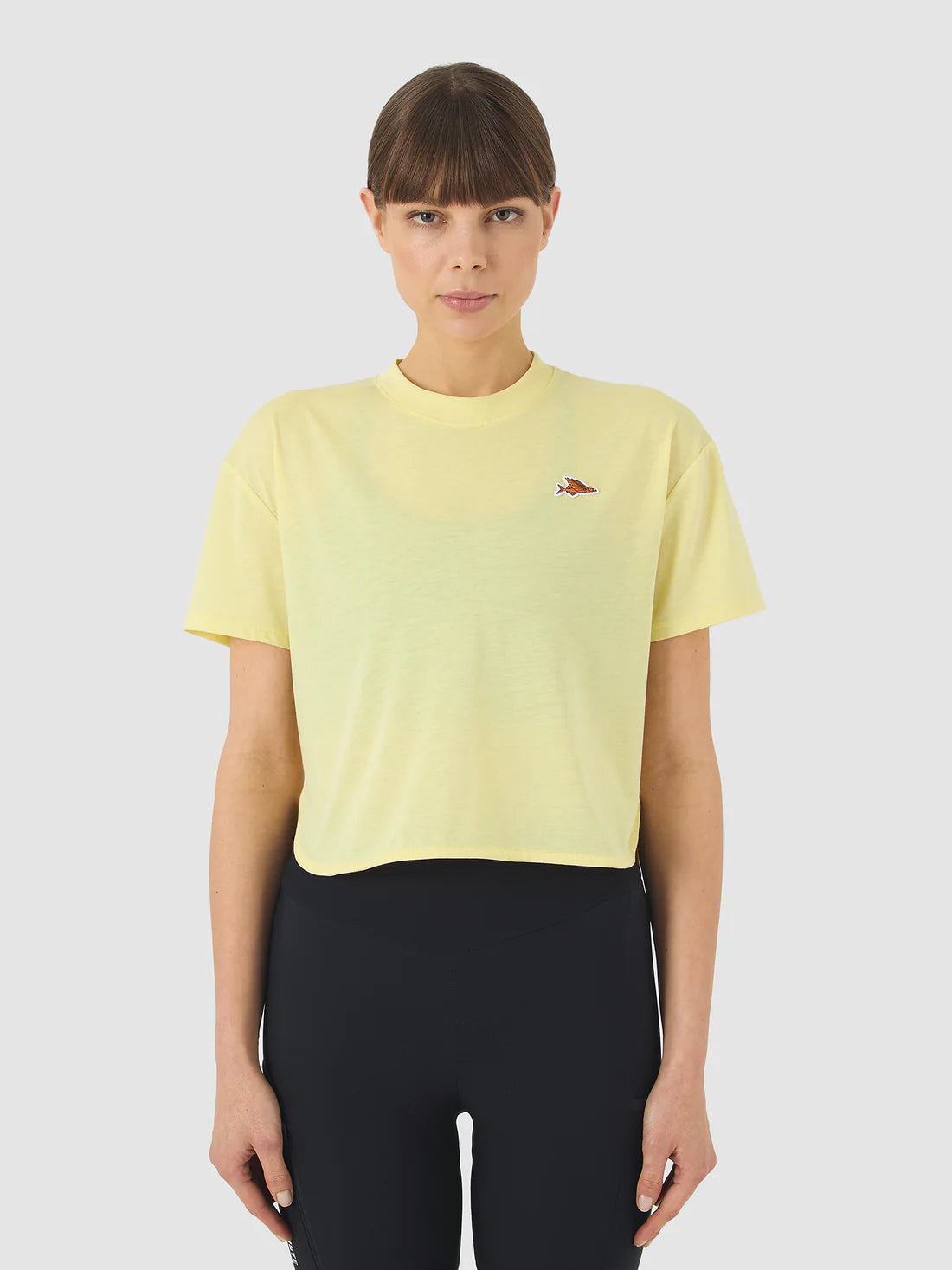 CAFE DU CYCLISTE Sandrine Women Cycling Jersey - Naples Yellow