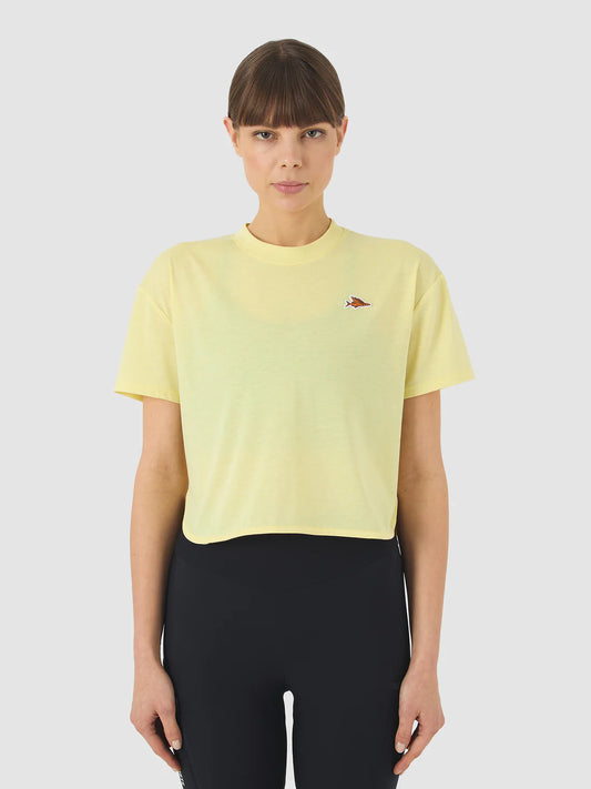 CAFE DU CYCLISTE Sandrine Women Cycling Jersey - Naples Yellow