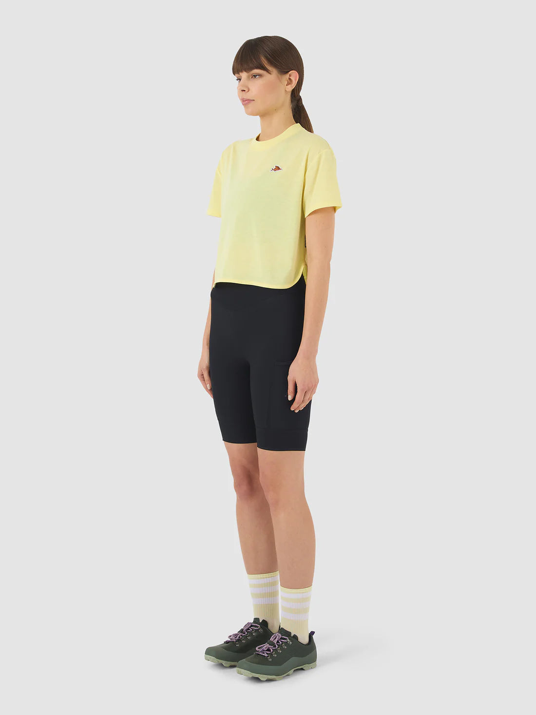 CAFE DU CYCLISTE Sandrine Women Cycling Jersey - Naples Yellow