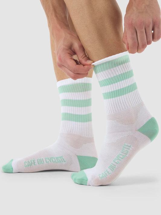 CAFÉ DU CYCLISTE Skate Socks - Jadeite