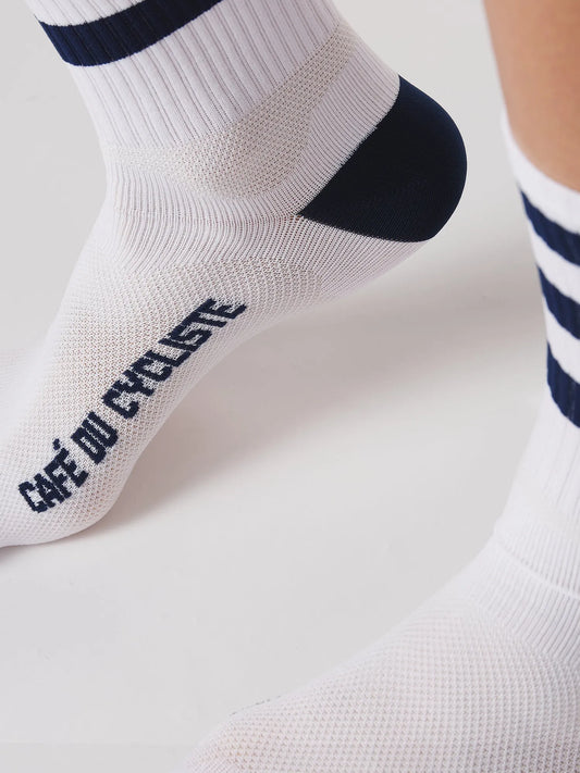 CAFÉ DU CYCLISTE Skate Socks - Navy