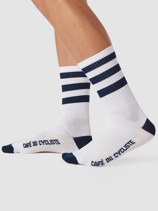 CAFÉ DU CYCLISTE Skate Socks - Navy