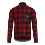 CAFE DU CYCLISTE Solange Fleece Jersey - Red/Black
