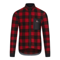CAFE DU CYCLISTE Solange Fleece Jersey - Red/Black