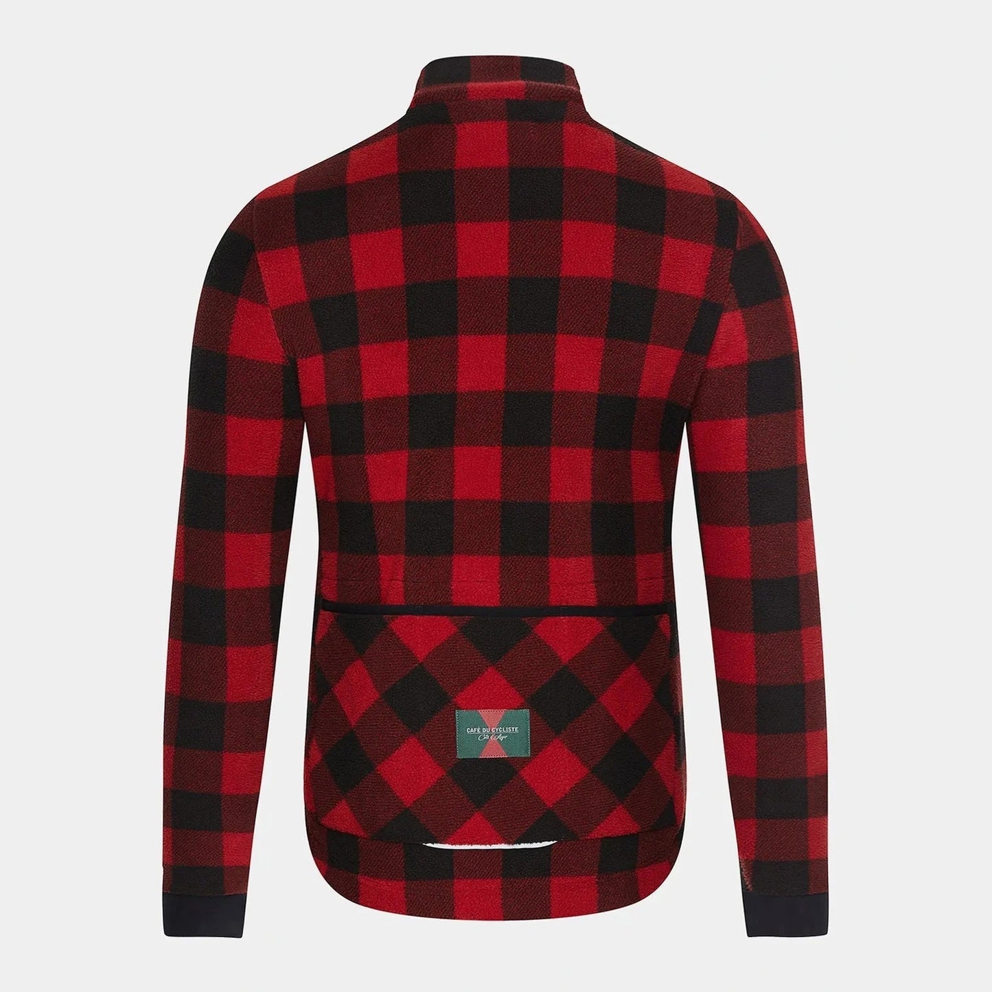 CAFE DU CYCLISTE Solange Fleece Jersey - Red/Black