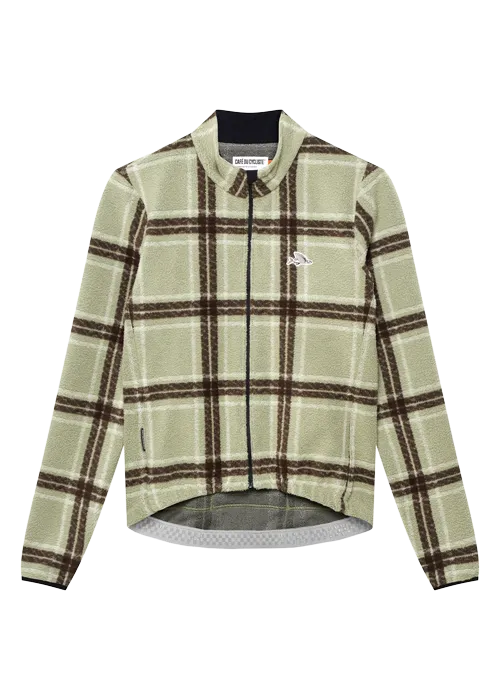 CAFÉ DU CYCLISTE Solange Long Sleeve Jersey - Puddle Chalk