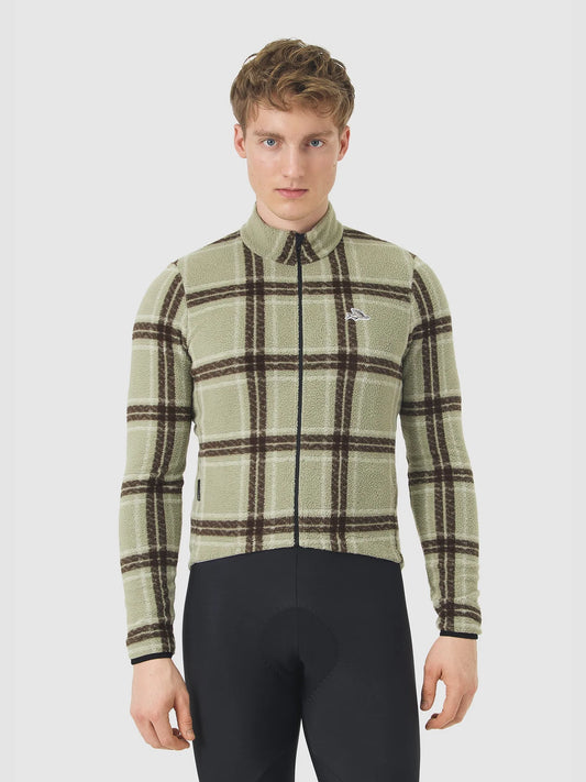 CAFÉ DU CYCLISTE Solange Long Sleeve Jersey - Puddle Chalk