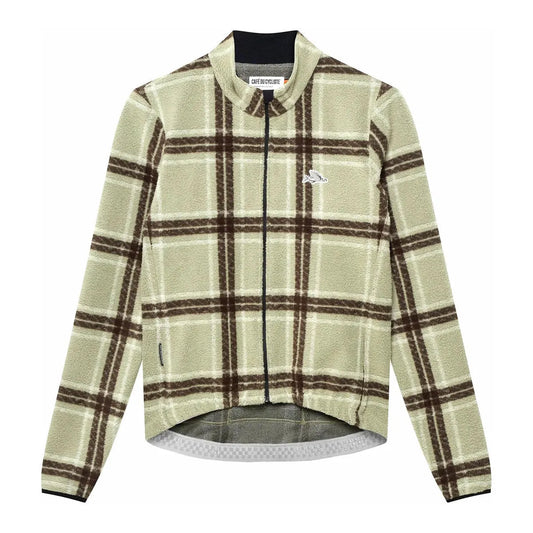 CAFÉ DU CYCLISTE Solange Long Sleeve Jersey - Puddle Chalk