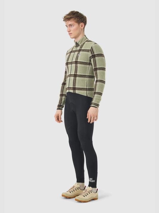 CAFÉ DU CYCLISTE Solange Long Sleeve Jersey - Puddle Chalk