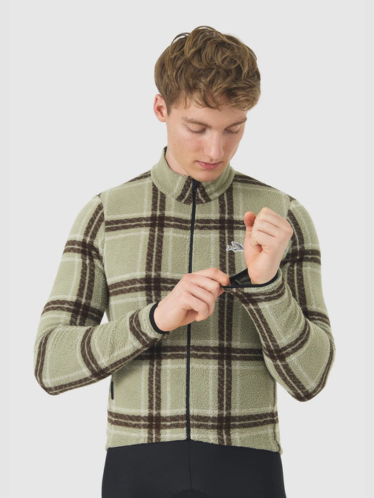 CAFÉ DU CYCLISTE Solange Long Sleeve Jersey - Puddle Chalk