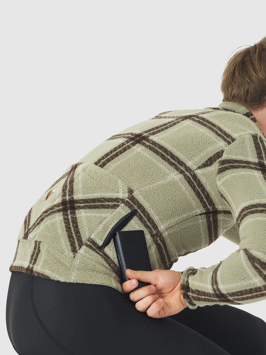 CAFÉ DU CYCLISTE Solange Long Sleeve Jersey - Puddle Chalk