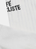 CAFE DU CYCLISTE Solid Socks - White