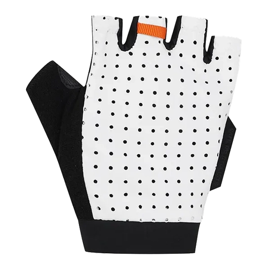 CAFE DU CYCLISTE Summer Mitts Unisex Cycling Gloves - White