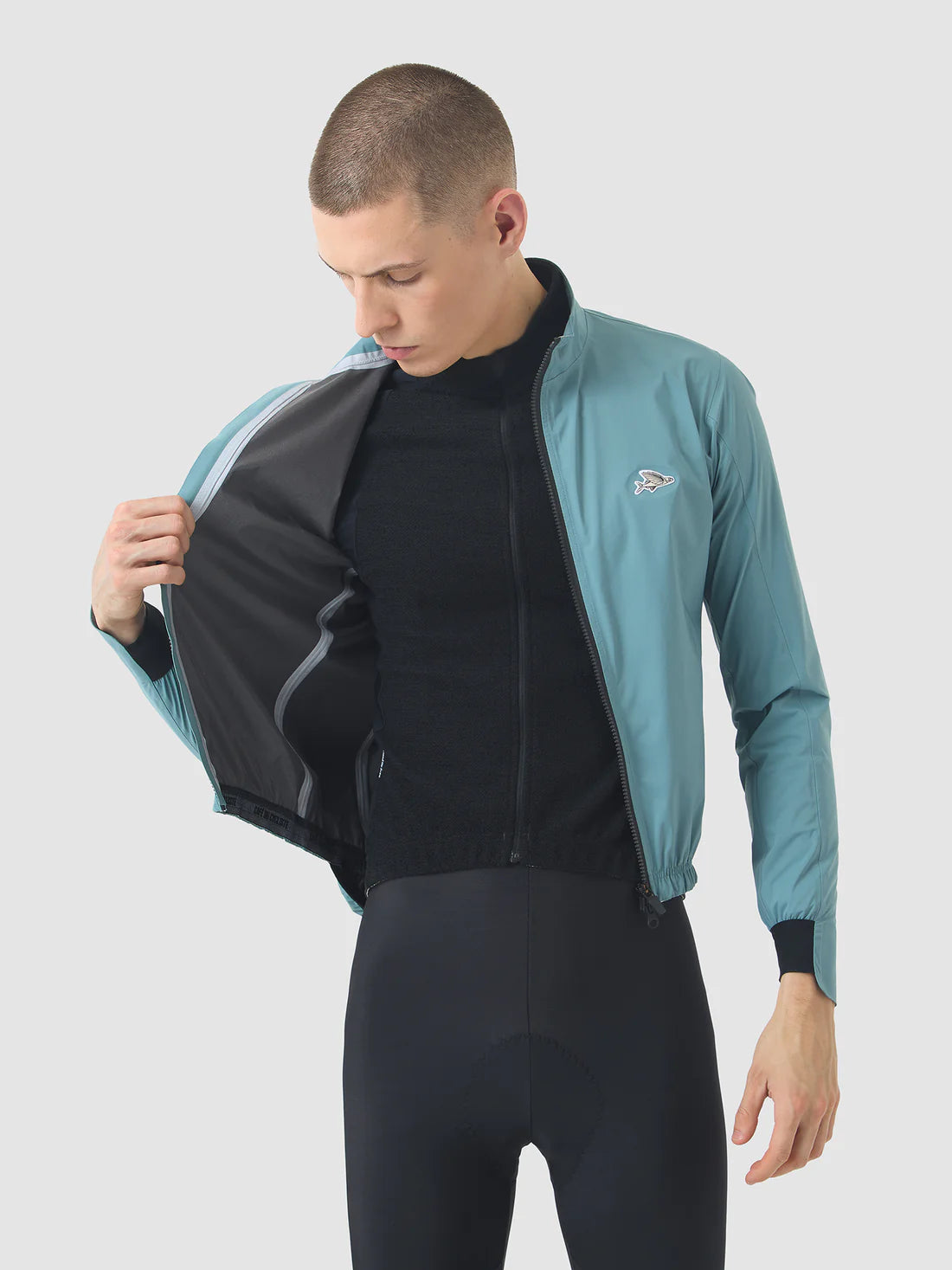 CAFE DU CYCLISTE Suzette Rain Jacket - Deep Water