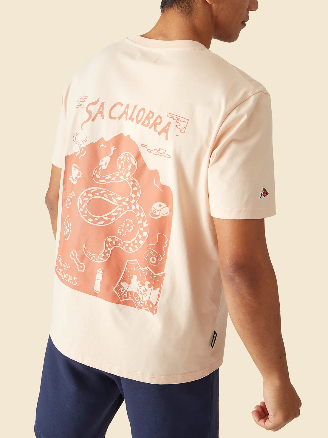 CAFE DU CYCLISTE TShirt Col Sa Calobra - Sand