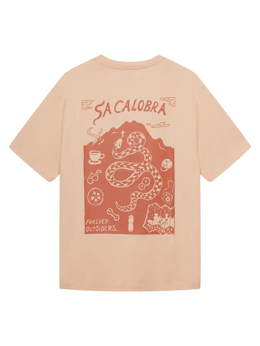 CAFE DU CYCLISTE TShirt Col Sa Calobra - Sand