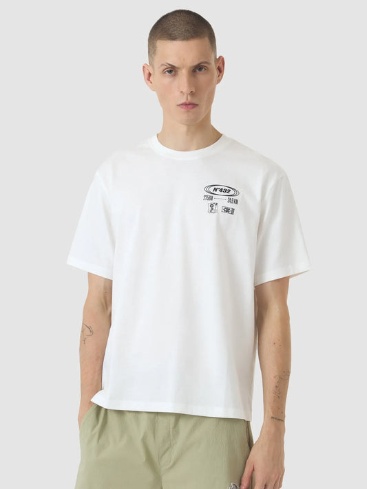 CAFÉ DU CYCLISTE TShirt Col Stelvio - White