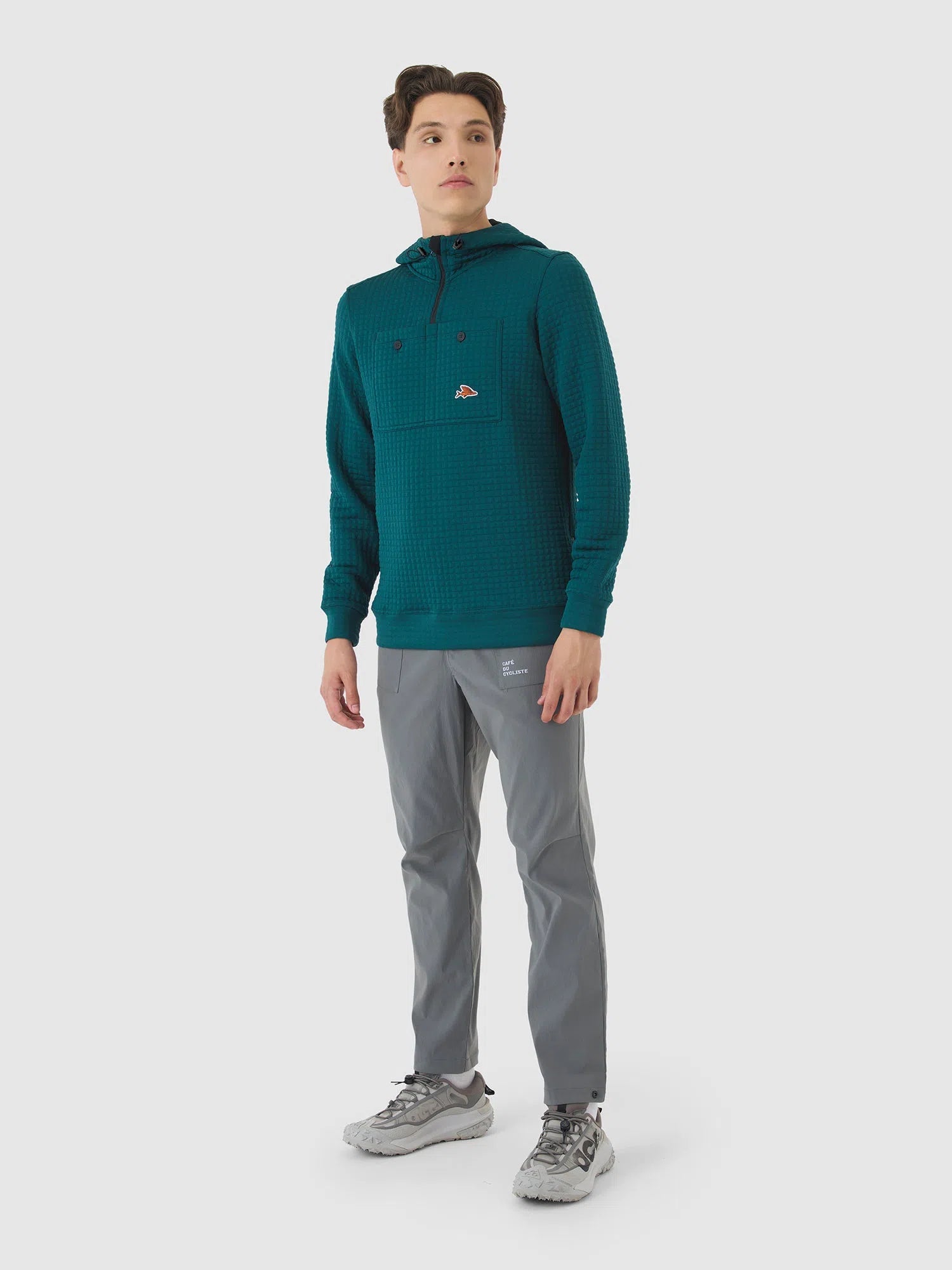 CAFE DU CYCLISTE Thelma Active Sweatshirt - Alpine Green