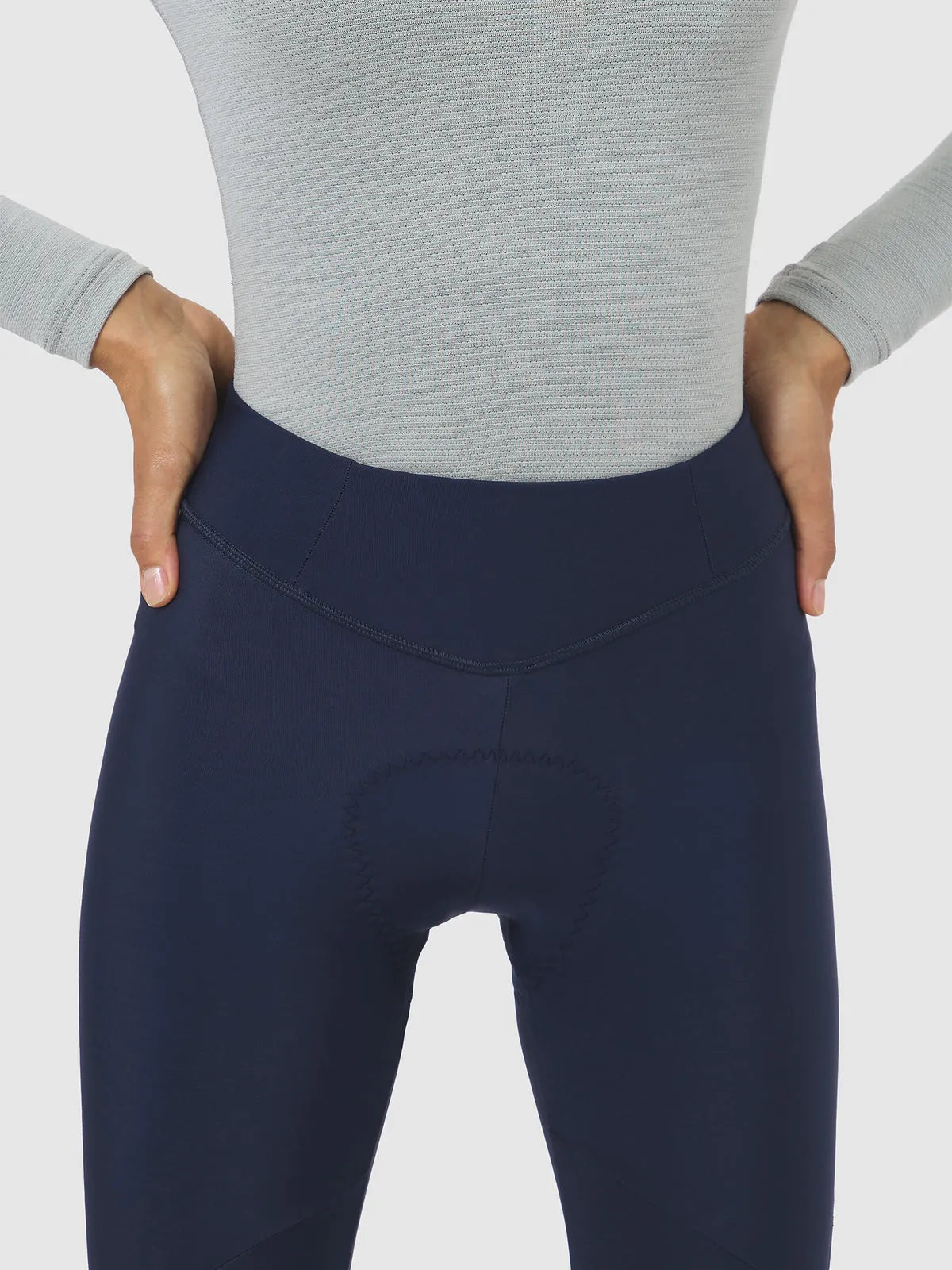 CAFE DU CYCLISTE Theresa Women's Brushed Tights - Navy