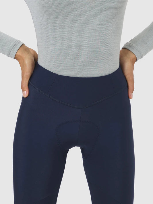 CAFE DU CYCLISTE Theresa Women's Brushed Tights - Navy