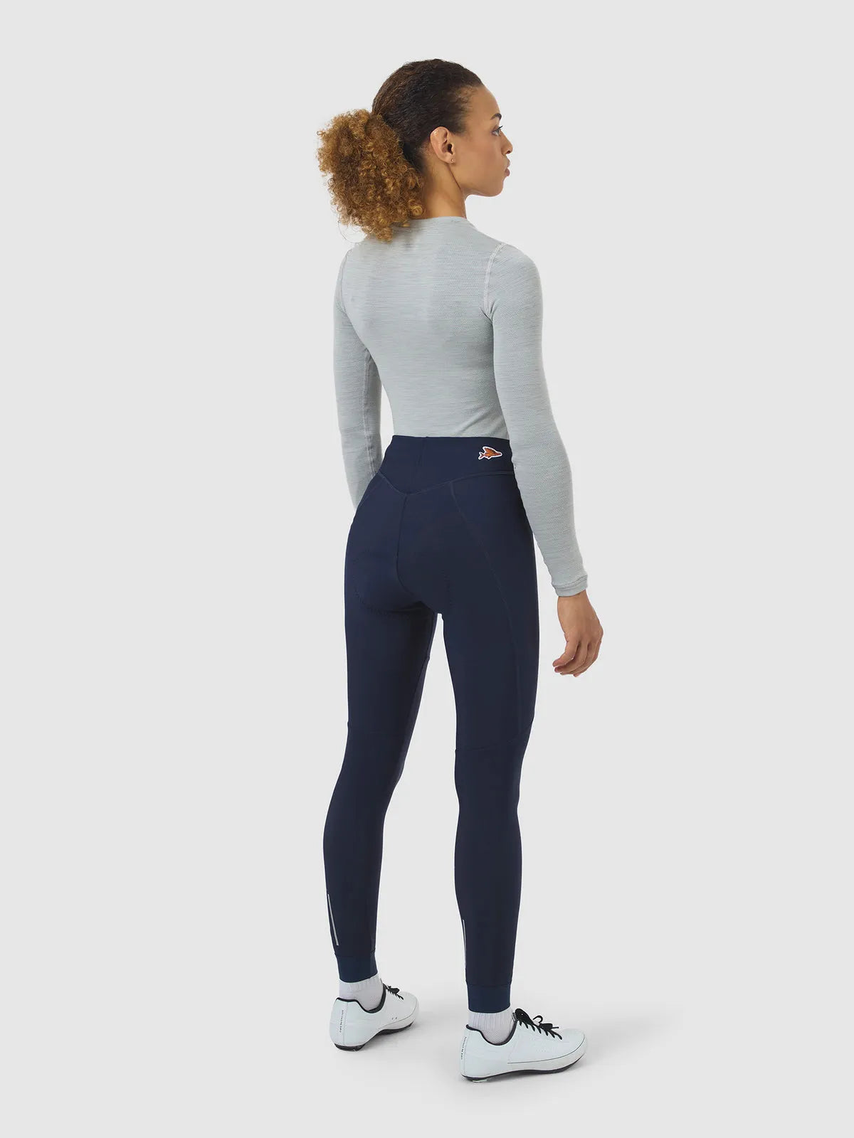 CAFE DU CYCLISTE Theresa Women's Brushed Tights - Navy