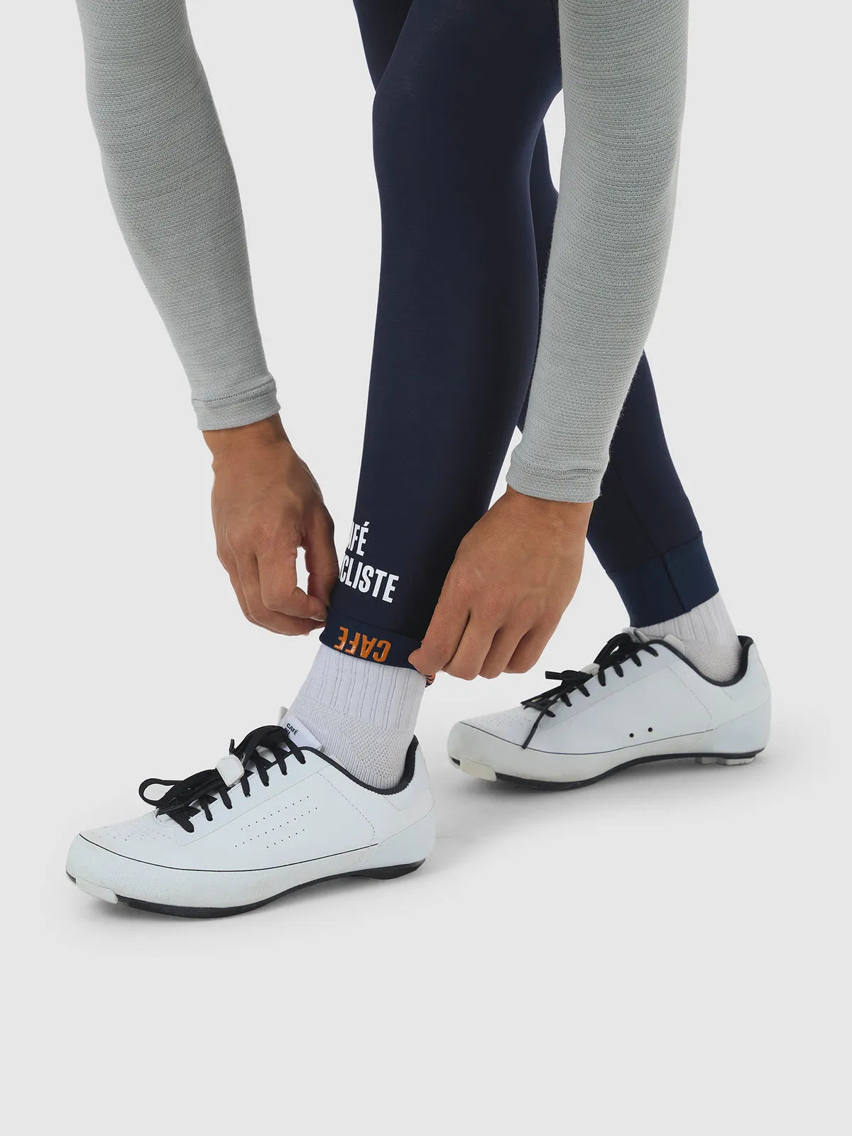 CAFE DU CYCLISTE Theresa Women's Brushed Tights - Navy