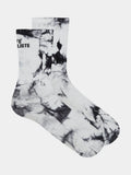 CAFÉ DU CYCLISTE Tie Dye Socks - Black